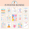 15 Watercolor Poster Bundle