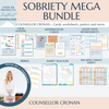 Sobriety resource mega bundle, relapse prevention. Addiction Worksheets