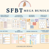 Solution focused therapy mega bundle. SFBT.