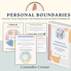 Personal Boundaries Workbook. Healthy Relationships. Healthy Boundaries