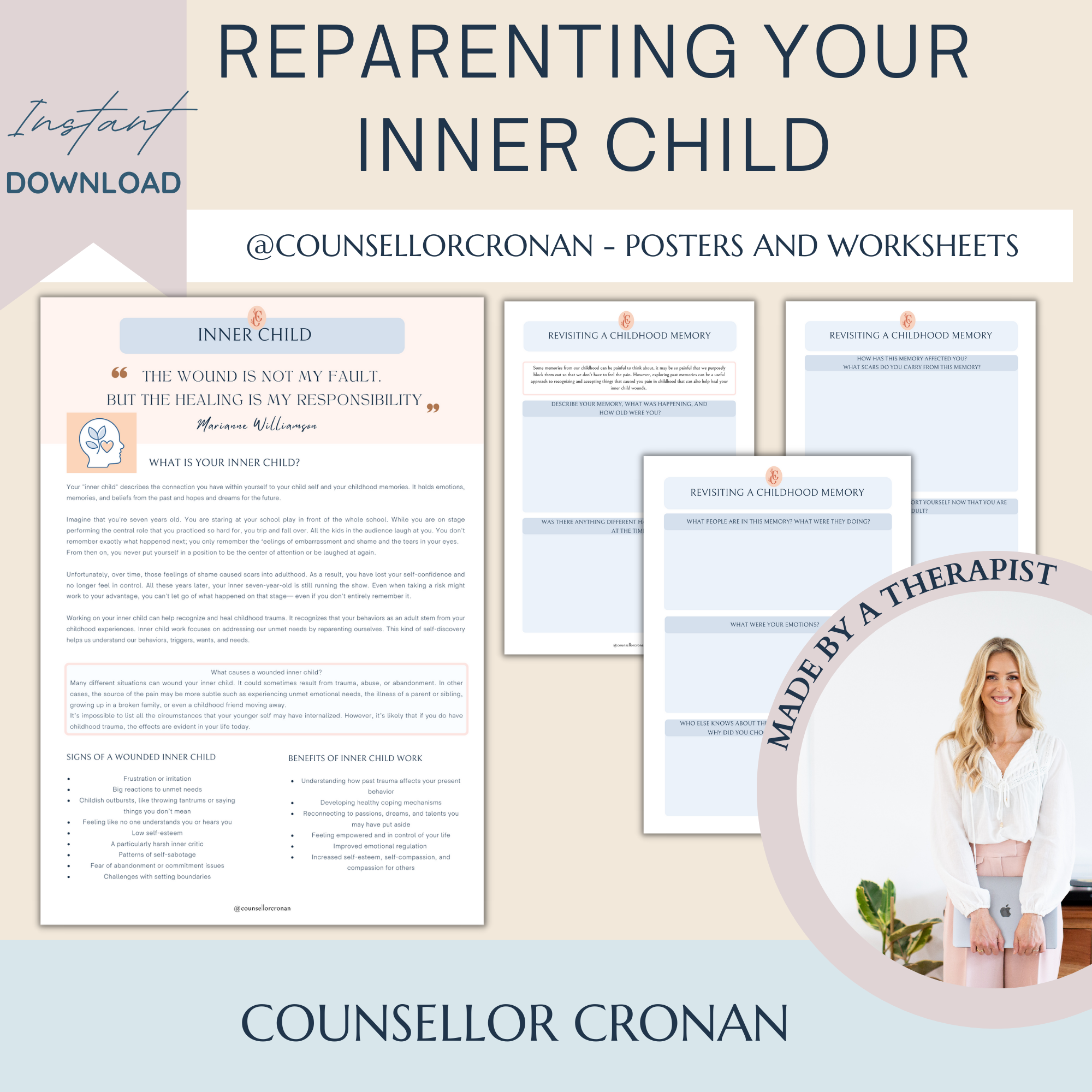 Reparenting Your Inner Child, Inner Child Wounds, Attachment Styles.