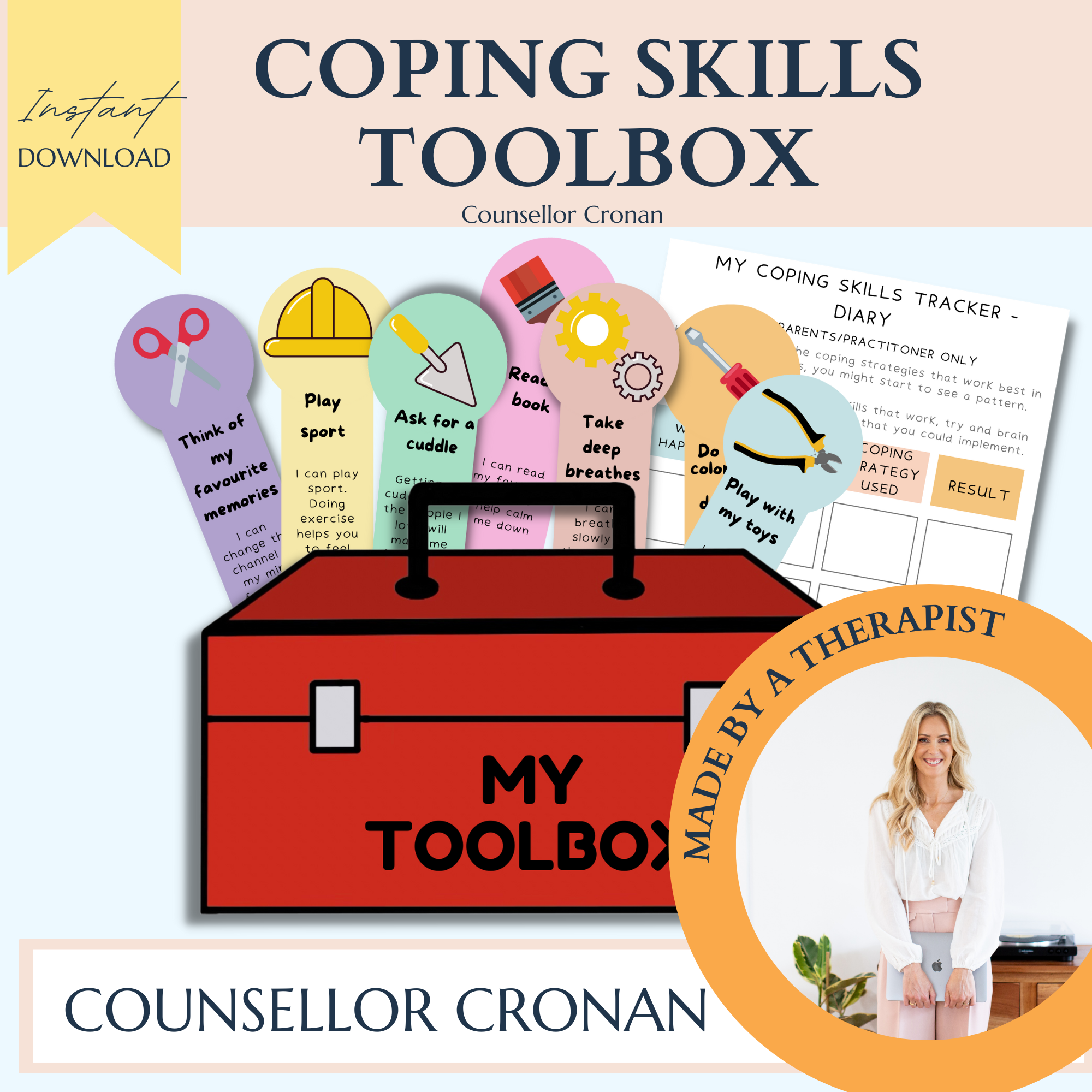 Coping Skills Toolbox. Self-Regulation Tools. Calming Corner.