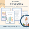 Burnout and Prevention Resource Pack - Stress Management Worksheets.