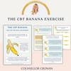 The CBT Banana Exercise Fillable Workbook.