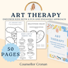 Art Therapy Worksheets. Social Emotional Regulation Tools.