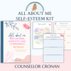 Self-Esteem workbook. All About Me, Values and Self-Identity.