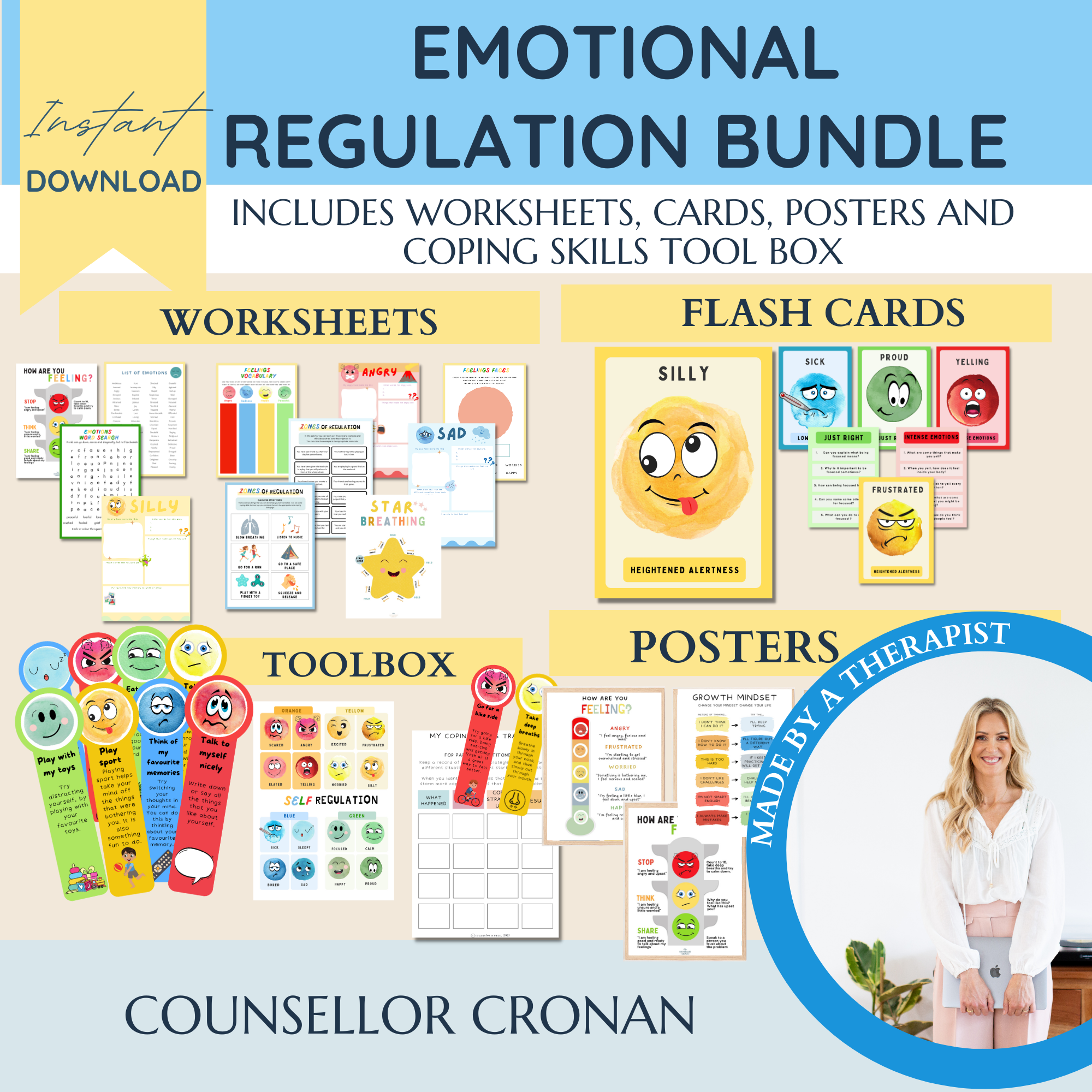 Zones of Self-Regulation Resource Bundle. Emotional Regulation.