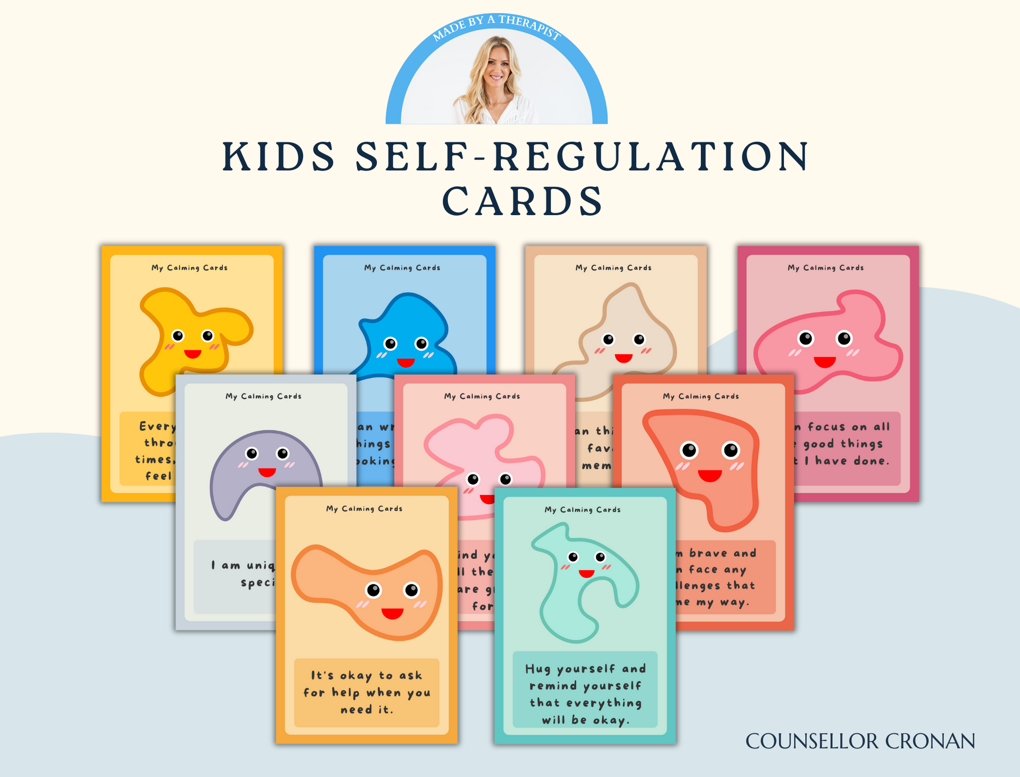 Kids Self-Regulation Calming Cards