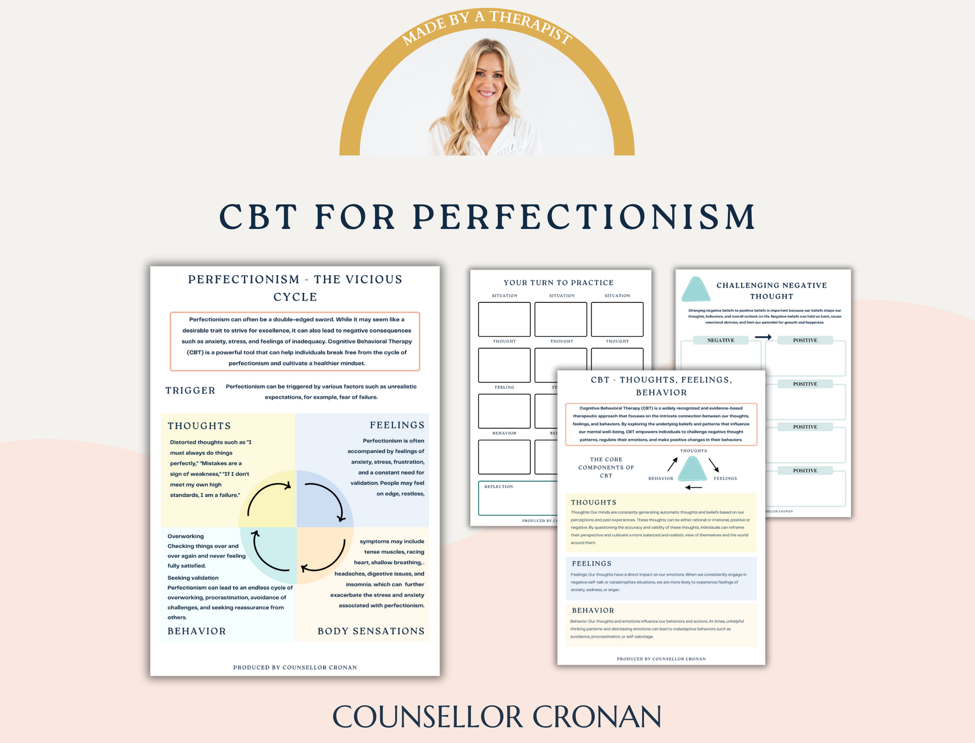 Perfectionism - CBT Workbook. The Magic Triangle.