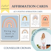 Affirmation Cards. Self-Esteem Boost Flashcards