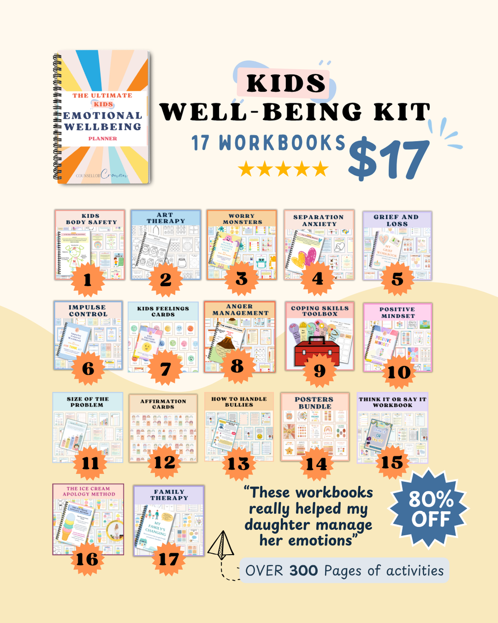 17 Workbooks For $17
