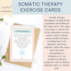 Somatic Therapy Exercise Cards, vagus nerve stimulation.