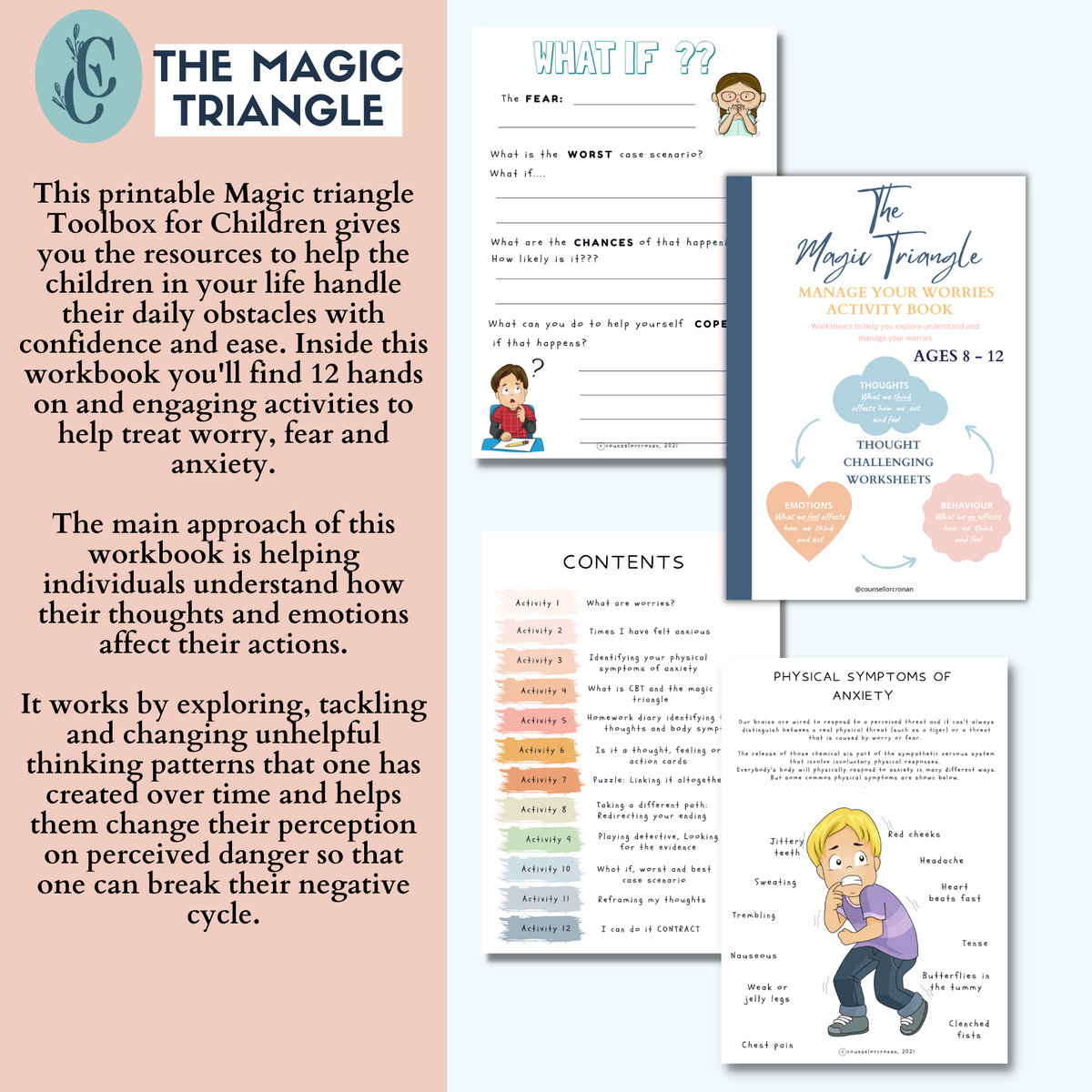 Magic Triangle Framework The Magic Triangle. A CBT Approach To Managing Unhelpful Thoughts ...