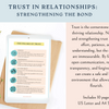 Pillars Of Trust. Trust in Relationships: Couples Counseling, Couples therapy.