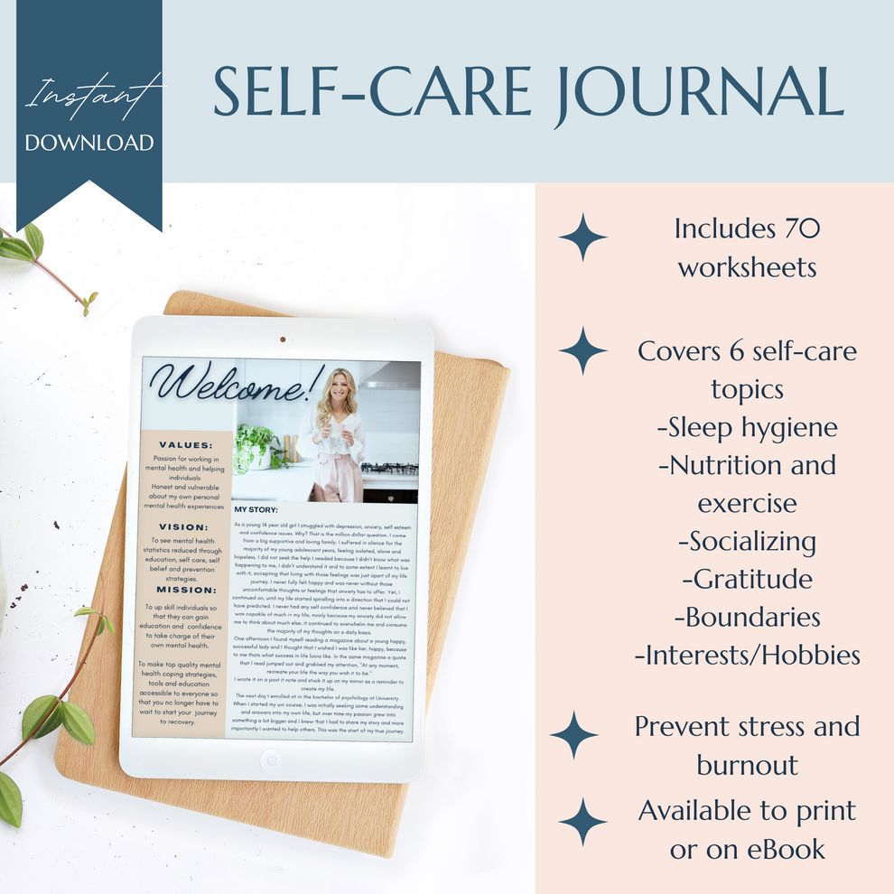 Self-Care Journal. – Counsellor Cronan