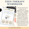 Teen Therapy Workbook - 76 Pages