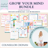 Essential Coping Skills Bundle. Therapy Worksheets.