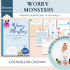 Little Worrier Resource Bundle. Anxiety Relief. Emotional Regulation Toolbox.