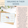 Walking in their shoes. A therapeutic tool to help with feelings of empathy.