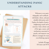 Panic attacks infographic and worksheets. Therapy worksheets, identifying triggers