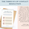 The Three R’s of Conflict Resolution. Communication skills, assertive communication