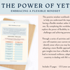 The Power Of Yet. Growth mindset Worksheets.