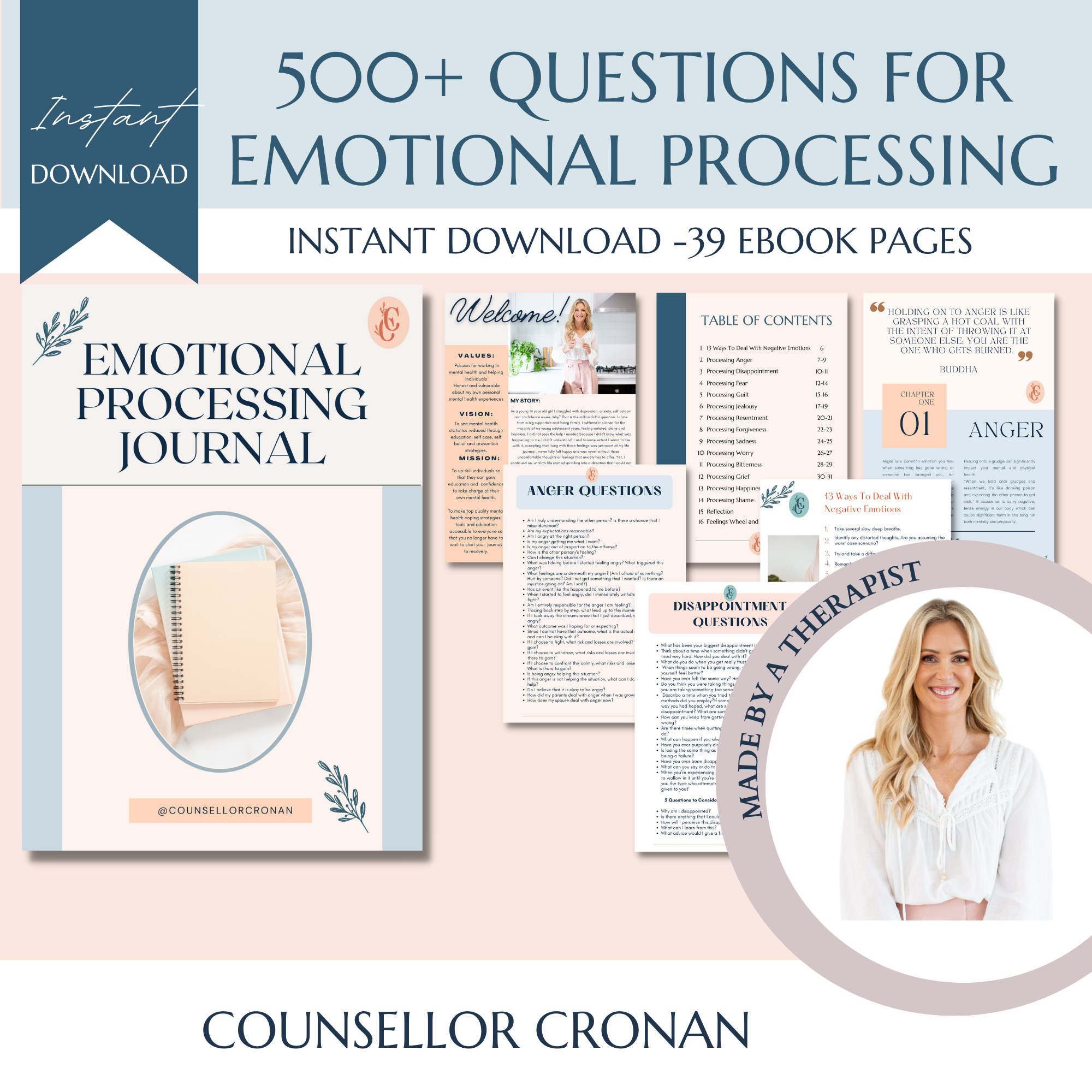 Anxiety Management Bundle Digital Download