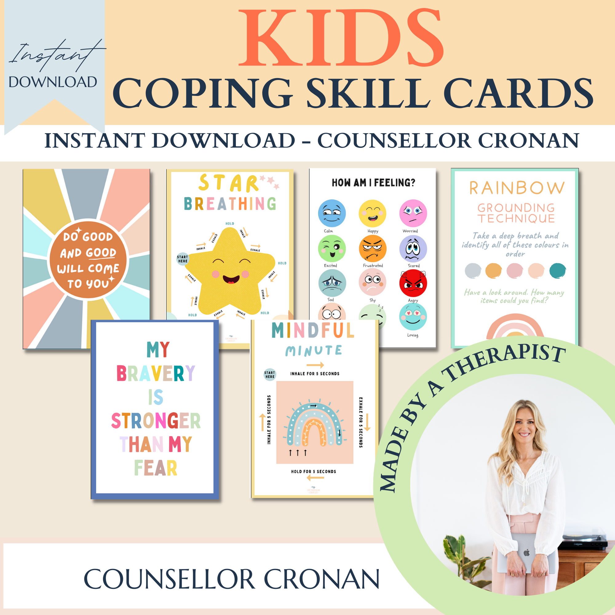 Kids Anxiety Toolbox Digital Download