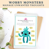 Worry Monsters. Anxiety Coping Skill Tool for Kids