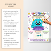 Worry Monsters. Anxiety Coping Skill Tool for Kids