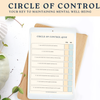 Circle of Control Workbook. Let go of things outside of your control.