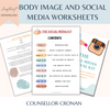 Social Media Survival Kit. Body Image Worksheets.