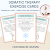 Somatic Therapy Exercise Cards, vagus nerve stimulation.