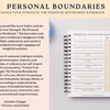 Personal Boundaries Workbook. Healthy Relationships. Healthy Boundaries