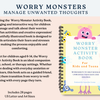 Worry Monsters. Anxiety Coping Skill Tool for Kids