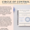 Circle of Control Workbook. Let go of things outside of your control.