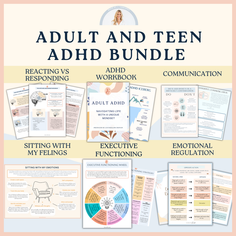 Adhd Adult and Teen Workbook.