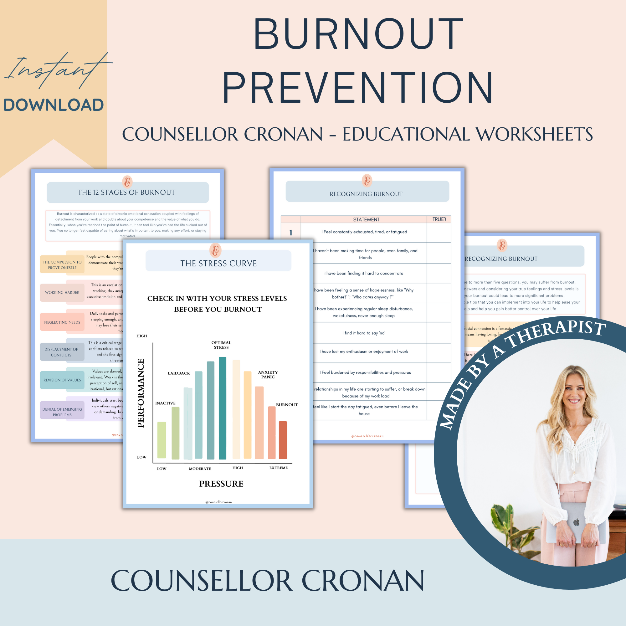 Anxiety Management Bundle Digital Download