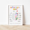 Grow Your Mind Affirmations Poster