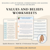 Acceptance and Commitment Therapy Mega Bundle Worksheets ACT.