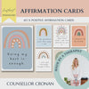 Affirmation Cards. Self-Esteem Boost Flashcards